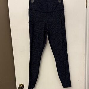 Black Leopard Print Leggings